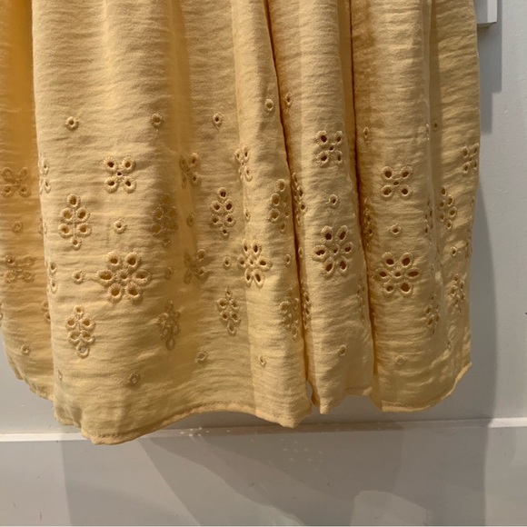 Yellow summer dress with ruffled straps from Nordstrom - Picture 3 of 7